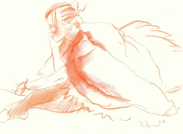 Brown drawing, No.13